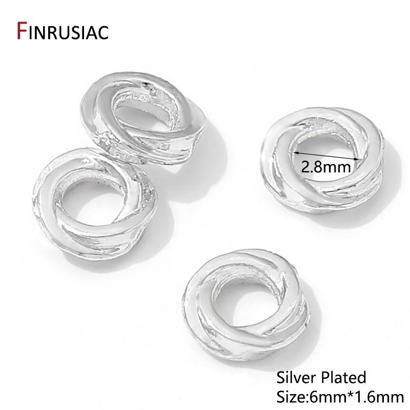 14K Gold Plated Brass Round Twist Circle Spacer Beads For Bracelets Making Supplies,Separator For Beads,DIY Jewelry Accessories 20 pieces
14K Gold Plated Brass Round Twist Circle Spacer Beads For Bracelets Making Supplies,Separator For Beads,DIY Jewelry Accessories 20 pieces