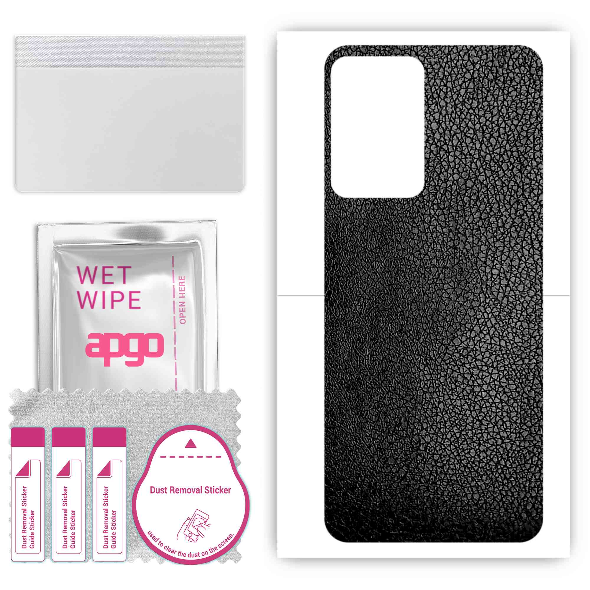 apgo Protective Skin Sticker for the back compatible with OnePlus Nord CE 2, Wrap Film, Foil, Vinyl - Pattern Black Leather
apgo Protective Skin Sticker for the back compatible with OnePlus Nord CE 2, Wrap Film, Foil, Vinyl - Pattern Black Leather
