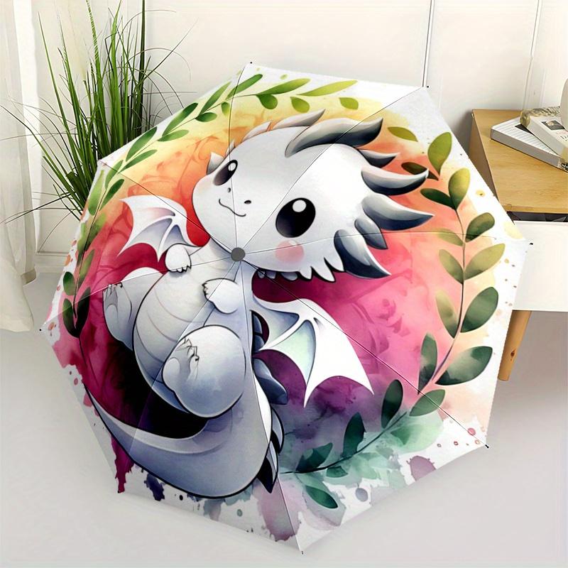 1pc Adorable White Dragon Cartoon Automatic Opening and Closing Umbrella - Small Umbrella Suitable for Various Occasions, Portable 3-Fold Small Umbrel
1pc Adorable White Dragon Cartoon Automatic Opening and Closing Umbrella - Small Umbrella Suitable for Various Occasions, Portable 3-Fold Small Umbrel