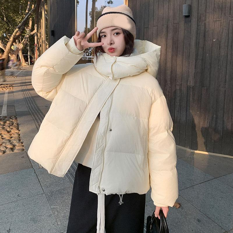 Зимняя куртка-пуховик женская женская с капюшоном утолщенная куртка-хлеб повседневная куртка L белый
Зимняя куртка-пуховик женская женская с капюшоном утолщенная куртка-хлеб повседневная куртка L белый