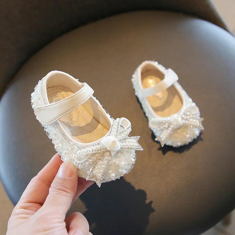 Baby Shoes Girl Bowknot Single Shoes Pearl Birthday Present Princess Little Girl Shoes Baby Kids Size15-25 -Insole12cm білий
Baby Shoes Girl Bowknot Single Shoes Pearl Birthday Present Princess Little Girl Shoes Baby Kids Size15-25 -Insole12cm білий