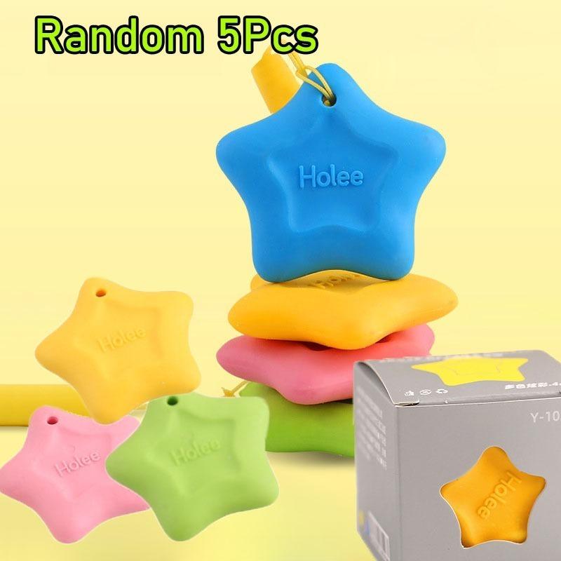5Pcs Colorful Star Shape Eraser with Lanyard Anti Lost Rubber Kawaii Correction Stationery Students School Supplies Random style 5Pcs
5Pcs Colorful Star Shape Eraser with Lanyard Anti Lost Rubber Kawaii Correction Stationery Students School Supplies Random style 5Pcs