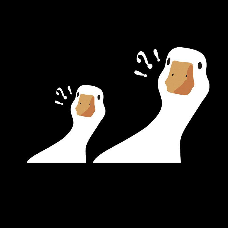Funny Confused Geese Cartoon Vinyl Car Sticker - Single Use Car Exterior Accessory, Vehicle Humor Decor, Auto Accessory
Funny Confused Geese Cartoon Vinyl Car Sticker - Single Use Car Exterior Accessory, Vehicle Humor Decor, Auto Accessory