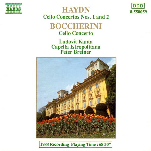 CD LUDOVIT KANTA, PETER BREINER, CAPEL - Haydn: Cello Concertos Nos. 1 and 2 8550059 Naxos 1989 Germany Classical Used
CD LUDOVIT KANTA, PETER BREINER, CAPEL - Haydn: Cello Concertos Nos. 1 and 2 8550059 Naxos 1989 Germany Classical Used