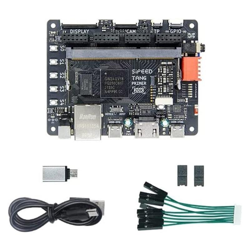 Високопродуктивна плата розробки Primer 20K FPGA з пам яттю BSRAM та вбудованим LVDS, USB-JTAG та UART Ethernet
Високопродуктивна плата розробки Primer 20K FPGA з пам яттю BSRAM та вбудованим LVDS, USB-JTAG та UART Ethernet