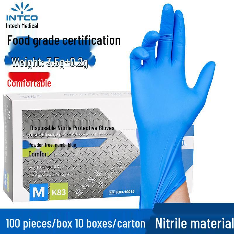 Одноразовые нитриловые перчатки Intech Food Grade для использования дома и на кухне Medium
Одноразовые нитриловые перчатки Intech Food Grade для использования дома и на кухне Medium