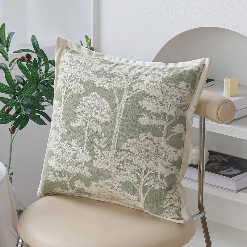 Jacquard Cushion Cover Skin-friendly High Quality Matcha Color Pillowcase Fresh Home Decorative Pillowcase for Indoor Sofa 45x45 45x45cm
Jacquard Cushion Cover Skin-friendly High Quality Matcha Color Pillowcase Fresh Home Decorative Pillowcase for Indoor Sofa 45x45 45x45cm