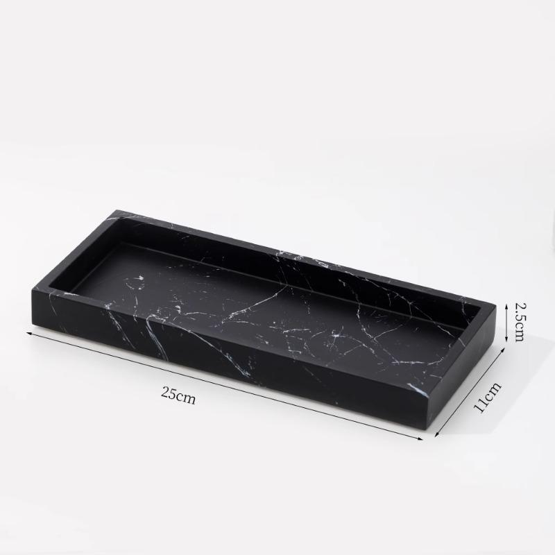 Nordic Style Natural Marble Tray Bathroom Sink Storage Rack Teeth Cup Mouthwash Cup Trays Bathroom Accessories Home Decoration чорний
Nordic Style Natural Marble Tray Bathroom Sink Storage Rack Teeth Cup Mouthwash Cup Trays Bathroom Accessories Home Decoration чорний