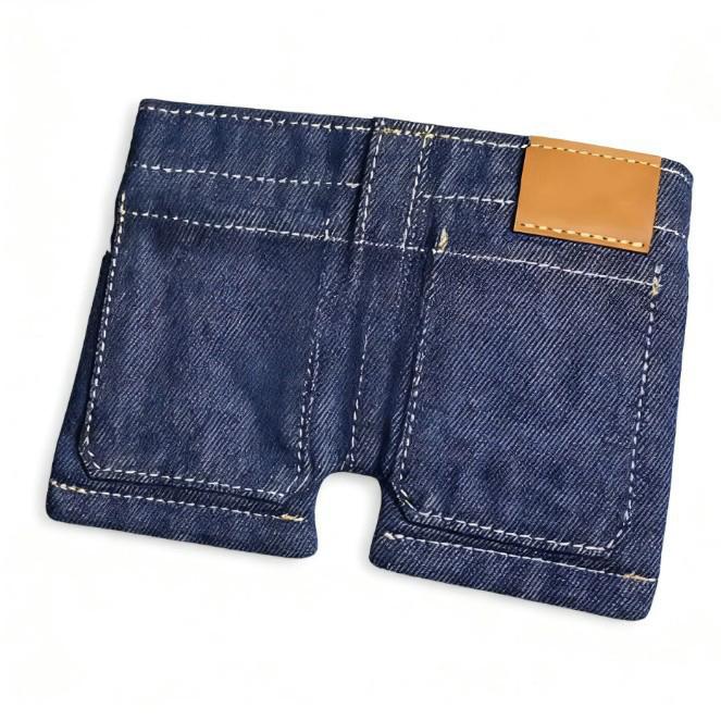 Creative Jeans Wallet Portable Retro Denim Mini Pants Wallet, Coin Purse and Card Holder; Jeans Styled Foldable Pocket Wallet, C
Creative Jeans Wallet Portable Retro Denim Mini Pants Wallet, Coin Purse and Card Holder; Jeans Styled Foldable Pocket Wallet, C