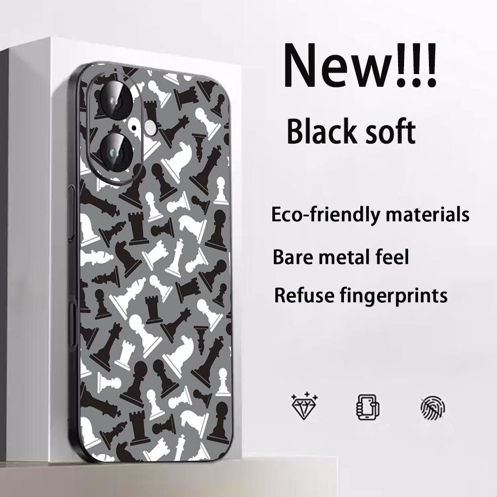 Stylish Chess retro simple design Phone Case For iPhone 17 16 e 15 14 13 12 Plus Mini Pro Max Soft black Shockproof Cover iPhone 14 Pro Max
Stylish Chess retro simple design Phone Case For iPhone 17 16 e 15 14 13 12 Plus Mini Pro Max Soft black Shockproof Cover iPhone 14 Pro Max