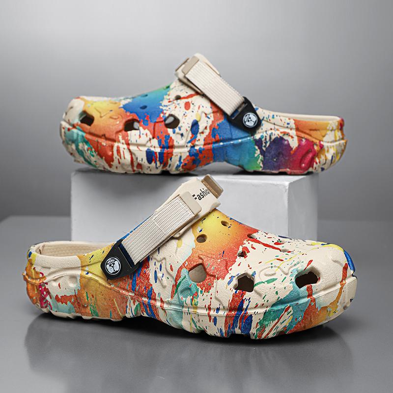 Мужские тапочки, новые, большого размера, модные, повседневные, на толстой подошве, спортивные сандалии, мужские, из ЭВА, легкие, дышащие, для отдыха на природе, пляжная обувь для мужчин 48
Мужские тапочки, новые, большого размера, модные, повседневные, на толстой подошве, спортивные сандалии, мужские, из ЭВА, легкие, дышащие, для отдыха на природе, пляжная обувь для мужчин 48