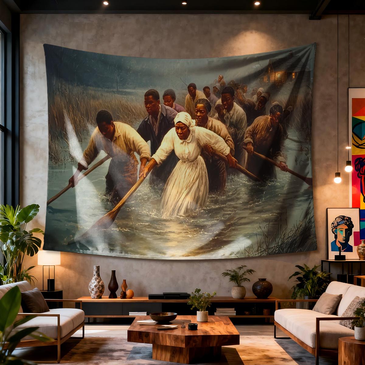 Harriet Tubman leading Digital printing polyester wall tapestry suitable for use in living rooms bedrooms offices bars party 74x94cm(29x37in)
Harriet Tubman leading Digital printing polyester wall tapestry suitable for use in living rooms bedrooms offices bars party 74x94cm(29x37in)