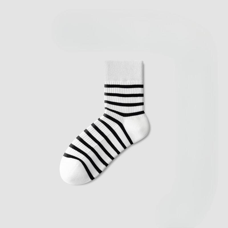 Женские весенне-осенние универсальные полосатые школьные гольфы из чистого хлопка 1 pair белый
Женские весенне-осенние универсальные полосатые школьные гольфы из чистого хлопка 1 pair белый