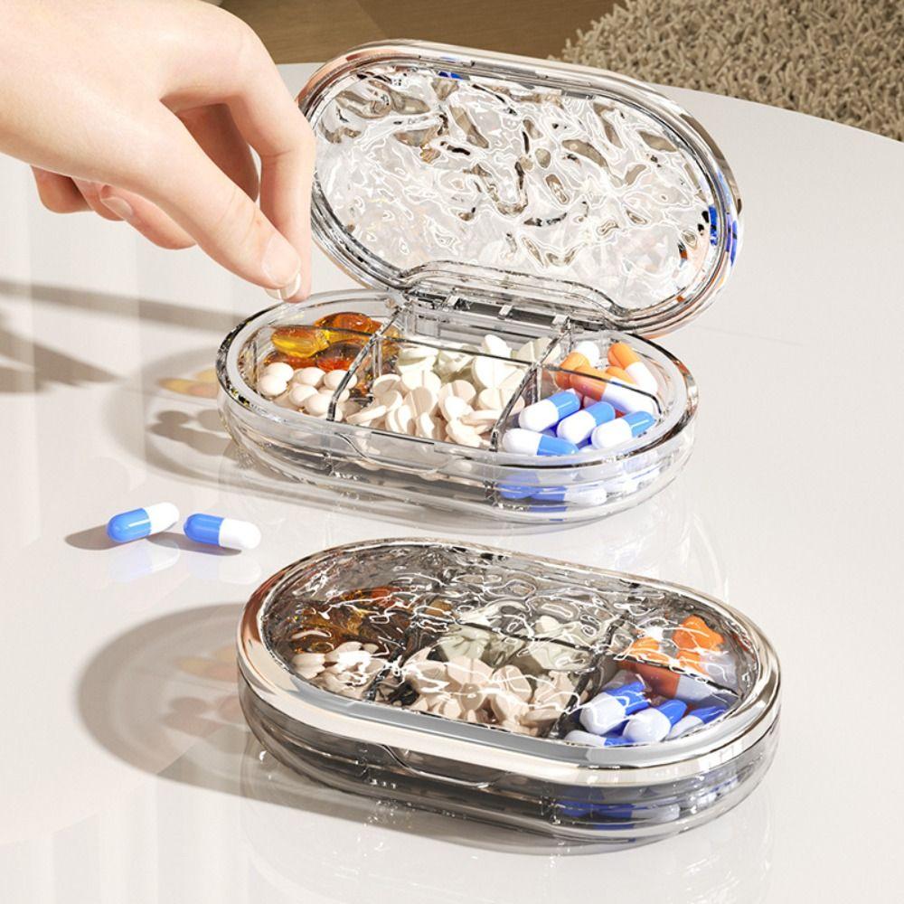 4 /6Grids Mini Pill Box Dispensing Pill Storage Box Portable Pill Organizer Case Home
4 /6Grids Mini Pill Box Dispensing Pill Storage Box Portable Pill Organizer Case Home