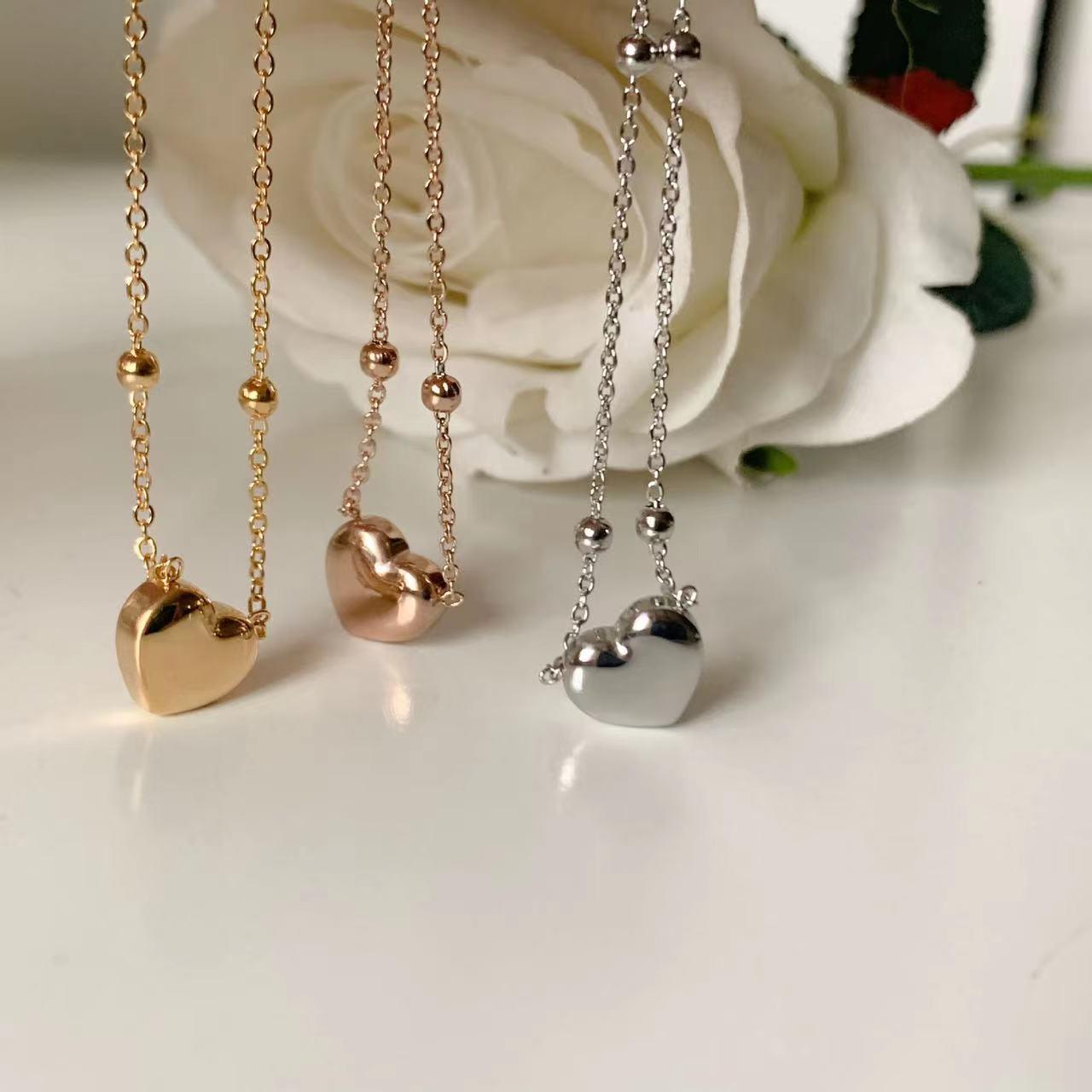 Korean Beaded Heart Clip Necklace: Women s Gold Titanium Steel Ins-Style Clavicle Chain with Stainless Steel Spacer Beads Steel Color
Korean Beaded Heart Clip Necklace: Women s Gold Titanium Steel Ins-Style Clavicle Chain with Stainless Steel Spacer Beads Steel Color