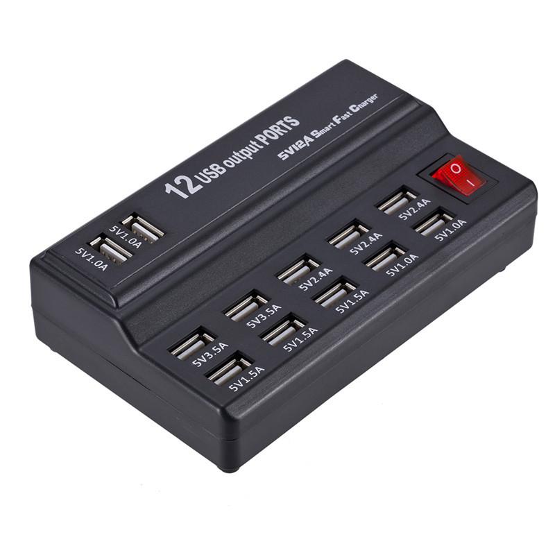 USB зарядное устройство 10/12-портовая USB зарядная станция для нескольких устройств 60 Вт USB концентратор адаптер для iPhone Samsung Xiaomi Huawei удлинитель 10-Port чёрный
USB зарядное устройство 10/12-портовая USB зарядная станция для нескольких устройств 60 Вт USB концентратор адаптер для iPhone Samsung Xiaomi Huawei удлинитель 10-Port чёрный