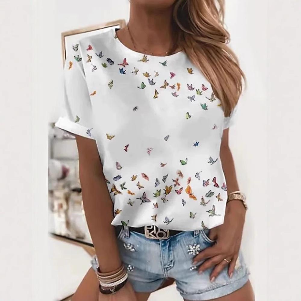 European and American women s clothing hot item creative color flower 3D printed T-shirt for women 3222 EMA 6XL
European and American women s clothing hot item creative color flower 3D printed T-shirt for women 3222 EMA 6XL