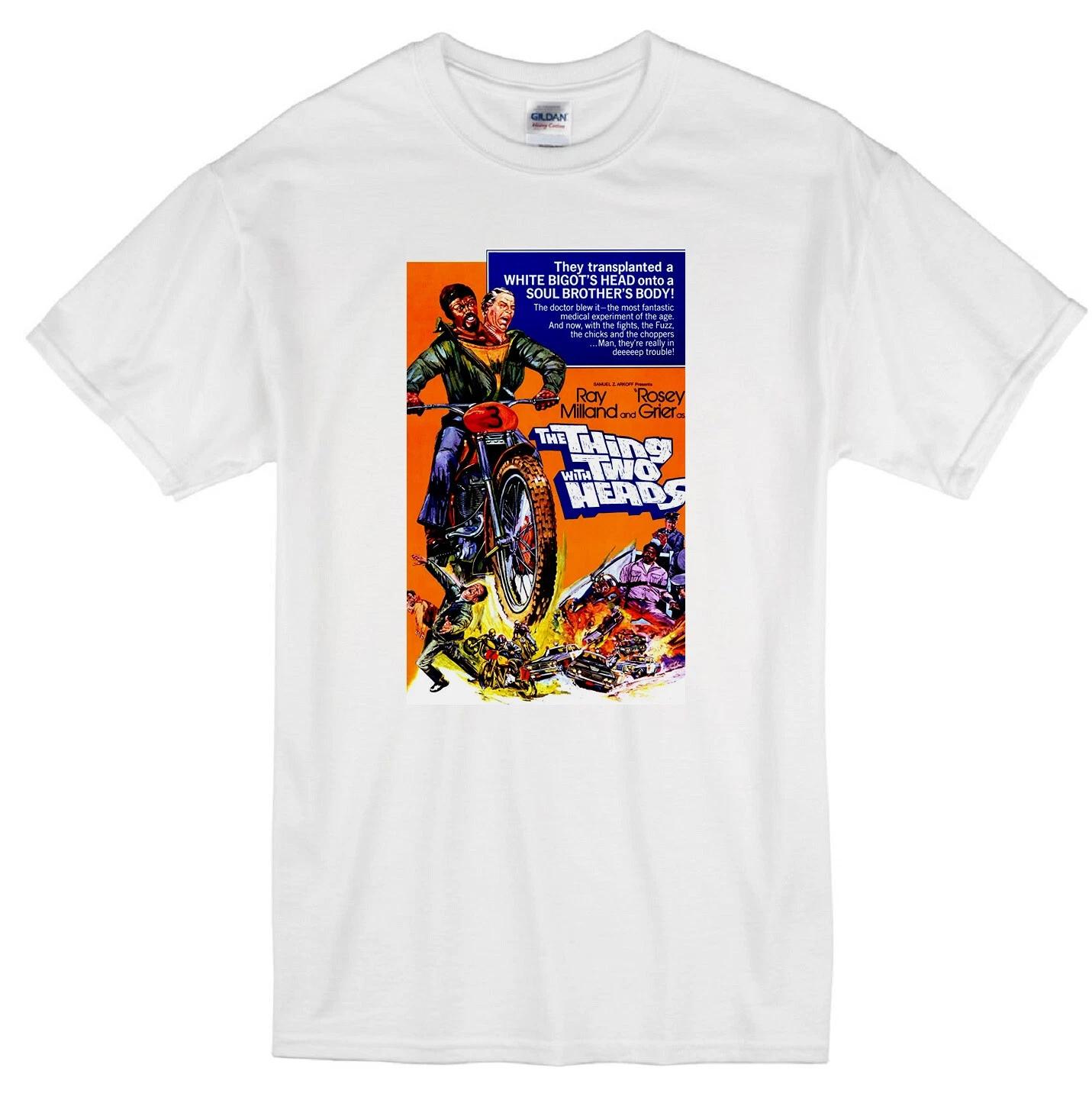 THE THING WITH TWO HEADS ROSEY GRIER RAY MILLAND 1972 HORROR MOVIE WHITE T-shirt S
THE THING WITH TWO HEADS ROSEY GRIER RAY MILLAND 1972 HORROR MOVIE WHITE T-shirt S
