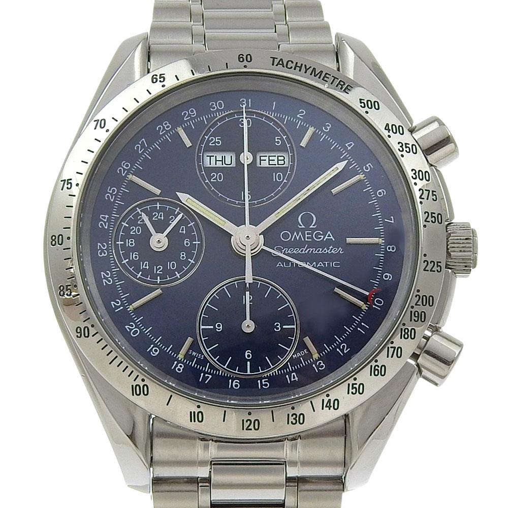 OMEGA Speedmaster Watches 3521.80 Triple Carrender cal.1151 Silver/Navy NavyDial Stainless Steel Mechanical Automatic Chronograph mens Used
OMEGA Speedmaster Watches 3521.80 Triple Carrender cal.1151 Silver/Navy NavyDial Stainless Steel Mechanical Automatic Chronograph mens Used
