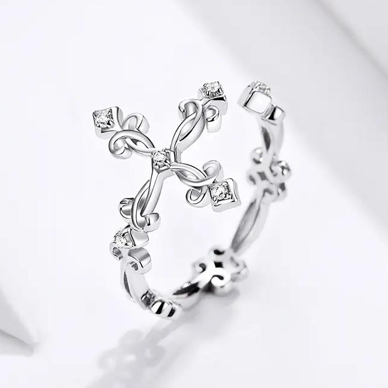 Huitan Hip Hop Style Female Cross Rings Resizable Silver Color Fashionable Finger-ring for Women Rock Girls Accessories Jewelry resizable
Huitan Hip Hop Style Female Cross Rings Resizable Silver Color Fashionable Finger-ring for Women Rock Girls Accessories Jewelry resizable