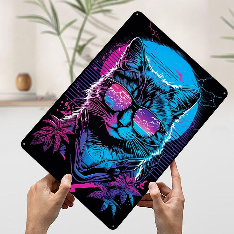 Retro Cat Sunglasses Poster Customized Wall Art Vintage Metal Signs Retro Tin Plaque for Man Cave Office Decor Decoration Room 7.9x11.8In(20x30cm)
Retro Cat Sunglasses Poster Customized Wall Art Vintage Metal Signs Retro Tin Plaque for Man Cave Office Decor Decoration Room 7.9x11.8In(20x30cm)