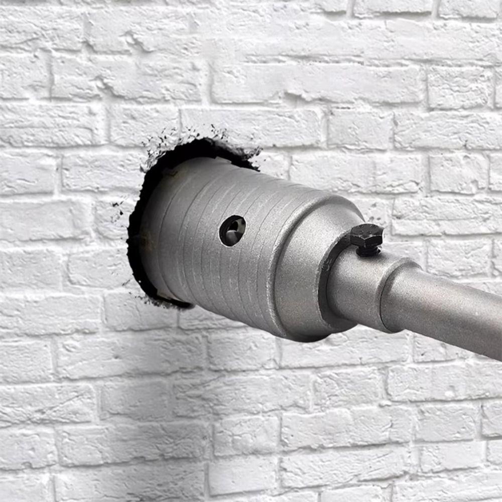 Round Shaft Wall Drilling Saw 40mm-60mm Electric Hammer Drill Bit Concrete Hole Saw Concrete Wall Style-A
Round Shaft Wall Drilling Saw 40mm-60mm Electric Hammer Drill Bit Concrete Hole Saw Concrete Wall Style-A