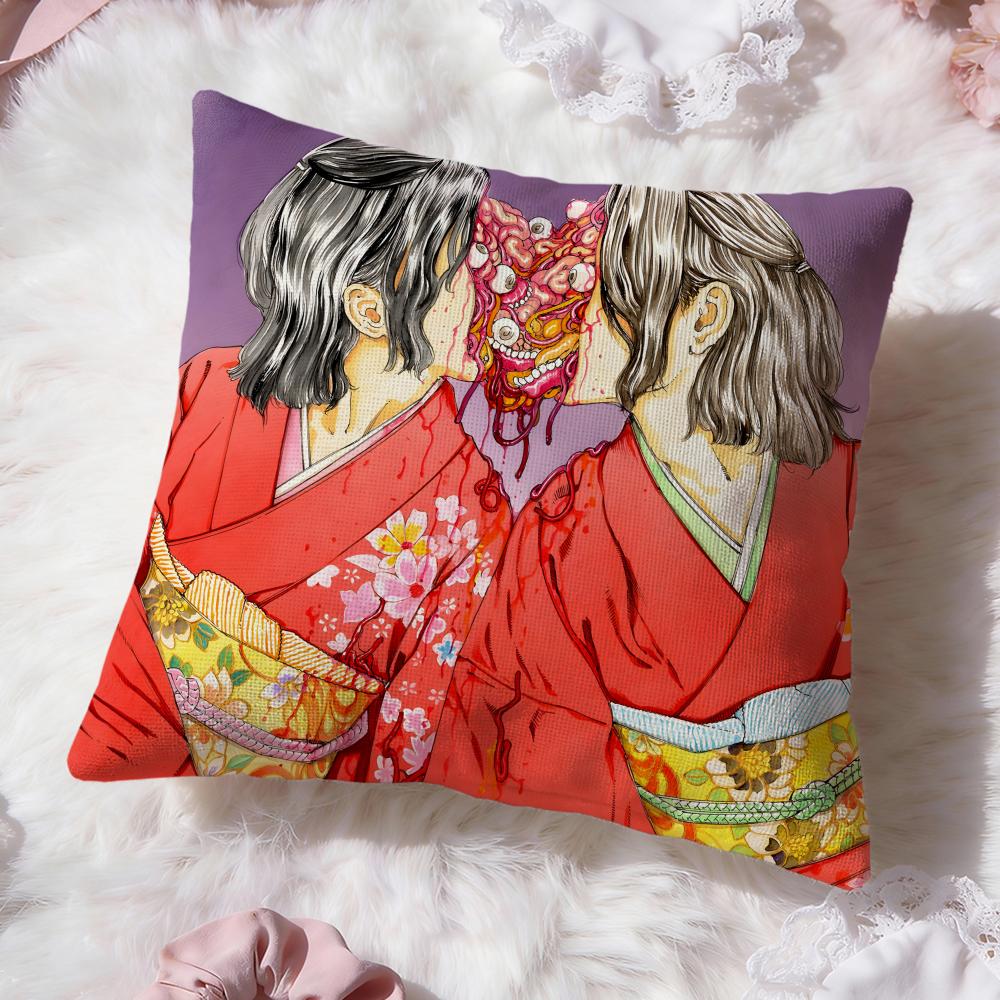 Shintaro Kago art Cushion Cover Premium Comfort Reversible Pillow Cove -Two in One Design for Any Room & Car Interior 30cmx30cm
Shintaro Kago art Cushion Cover Premium Comfort Reversible Pillow Cove -Two in One Design for Any Room & Car Interior 30cmx30cm