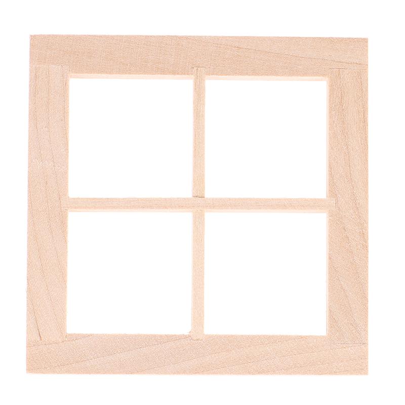 Wooden Traditional 4-Pane Window Frame 1:12 Scale Dollhouse Diy Accessory One Size
Wooden Traditional 4-Pane Window Frame 1:12 Scale Dollhouse Diy Accessory One Size