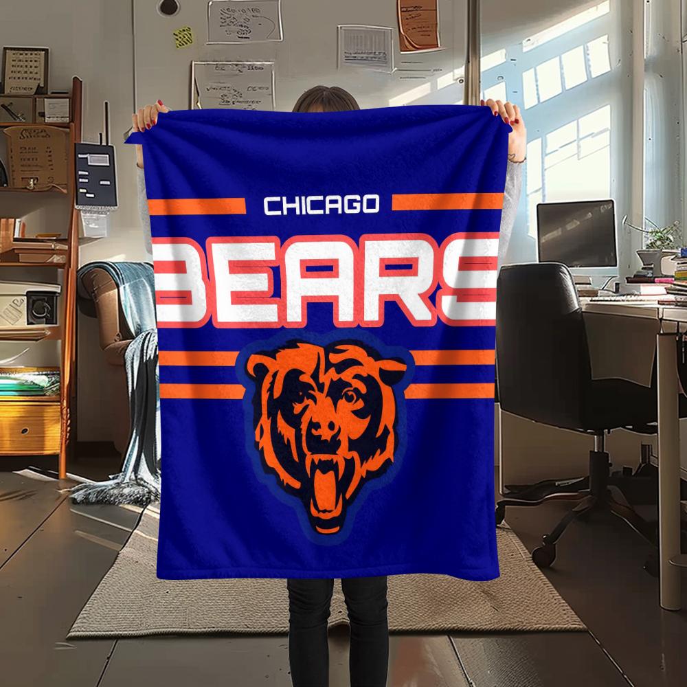 1Pc Chicago Bears Print Flannel Blanket, High quality Comfortable for All Seasons, Home Decor, Warmth and Comfort, Perfect for Gifts 80cm x 120cm
1Pc Chicago Bears Print Flannel Blanket, High quality Comfortable for All Seasons, Home Decor, Warmth and Comfort, Perfect for Gifts 80cm x 120cm