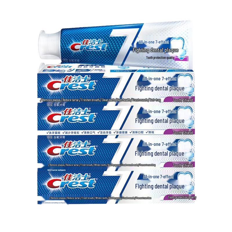 Crest 7-Effect All-in-One Fluoride Toothpaste
Crest 7-Effect All-in-One Fluoride Toothpaste