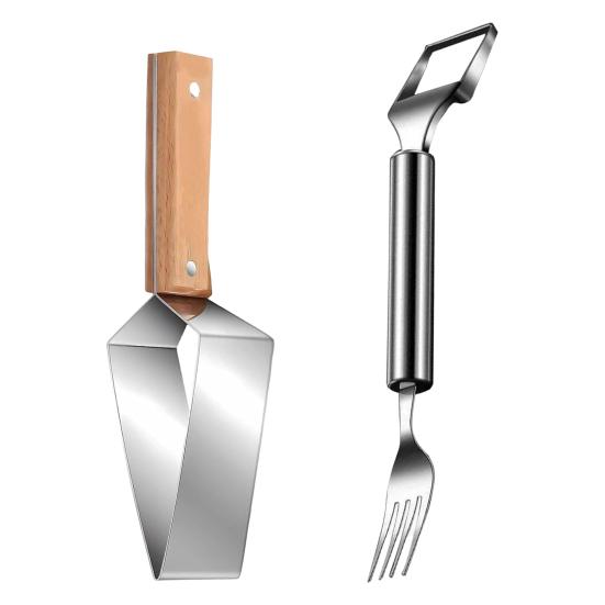 Watermelon Fork Slicer Cutter, 2-in-1 Watermelon Fork Slicer, Triangle Watermelon Cutter, Double-Headed Fruit Forks Slicer for Kitchen Camping 1 Set
Watermelon Fork Slicer Cutter, 2-in-1 Watermelon Fork Slicer, Triangle Watermelon Cutter, Double-Headed Fruit Forks Slicer for Kitchen Camping 1 Set