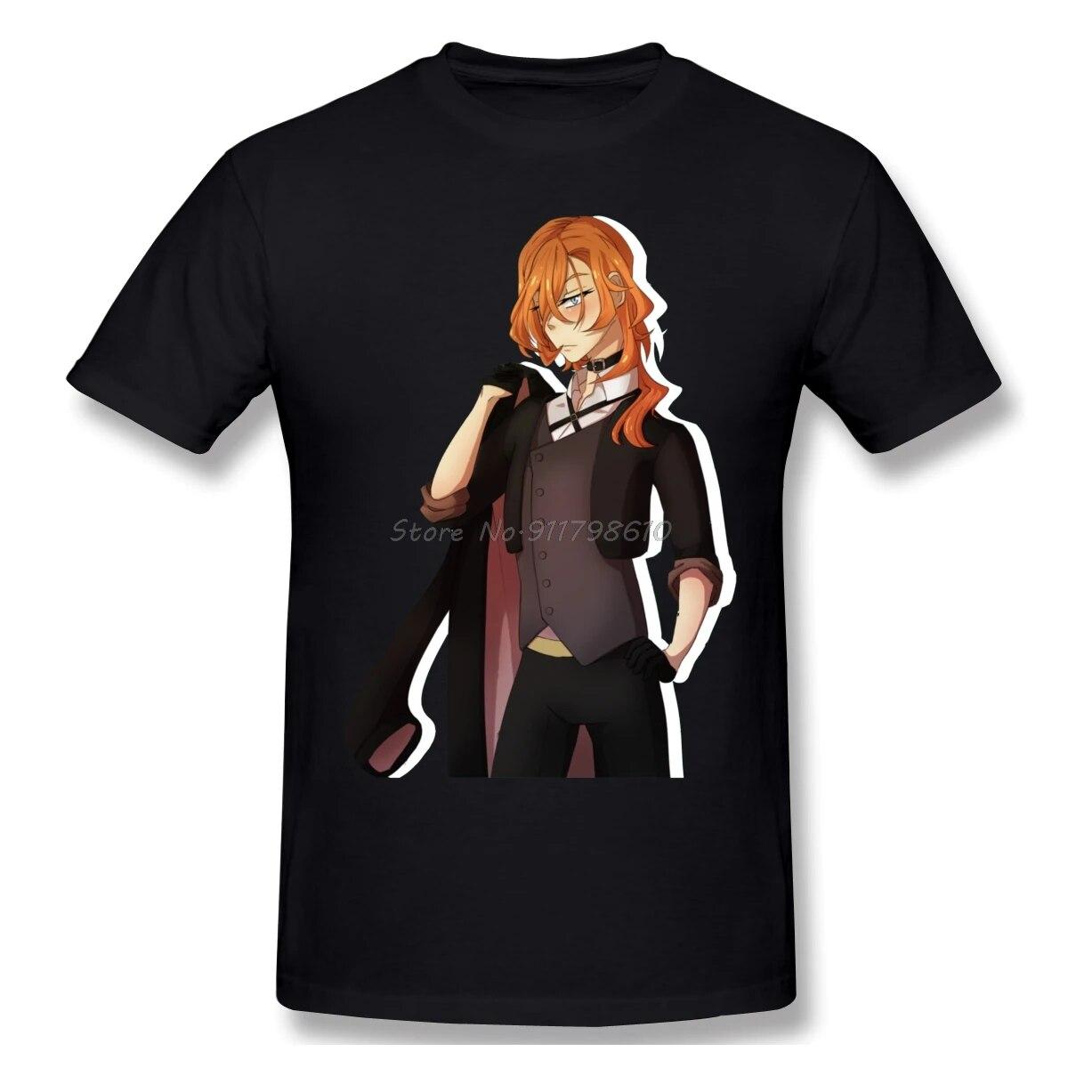 Футболка Bungou Stray Dogs Anime Chuuya Nakahara BSD, хлопковая футболка с круглым вырезом и короткими рукавами, футболки в стиле Харадзюку, уличная одежда
Футболка Bungou Stray Dogs Anime Chuuya Nakahara BSD, хлопковая футболка с круглым вырезом и короткими рукавами, футболки в стиле Харадзюку, уличная одежда