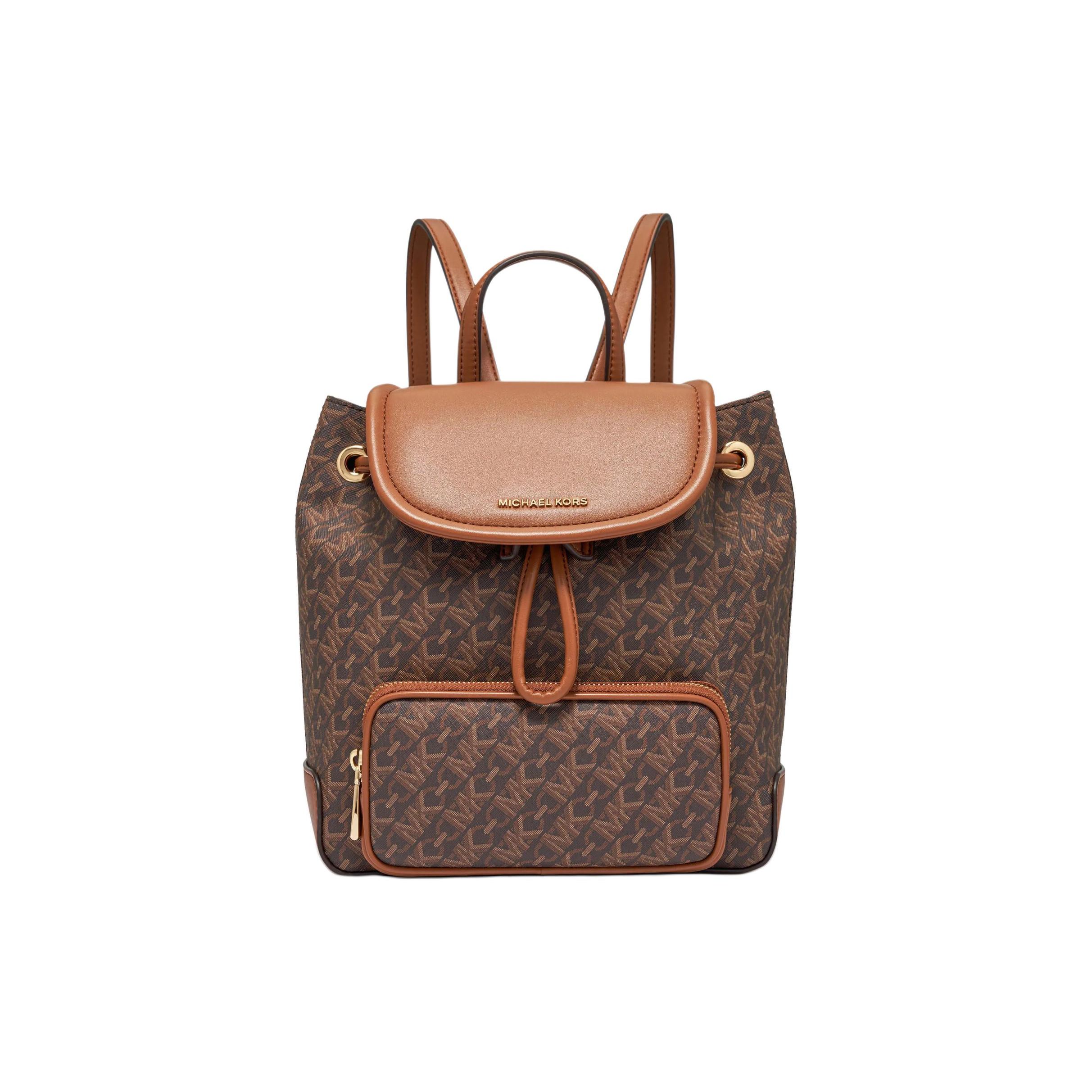 Michael Kors MK Cara Flap Design Faux Leather Backpack Small Women Backpack Dark-Brown Acorn-Brown 30R4GRKB1B-227 Basic Set (Bag+Dust Bag)
Michael Kors MK Cara Flap Design Faux Leather Backpack Small Women Backpack Dark-Brown Acorn-Brown 30R4GRKB1B-227 Basic Set (Bag+Dust Bag)