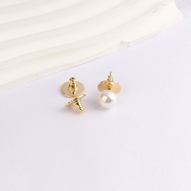 Fashion Golden Frisbee Ear Plug Pearl Ear Studs Auxiliary Device Rear Plug Metal Silicone Plug round Frisbee Bullet Plug Golden small size 1 Pair
Fashion Golden Frisbee Ear Plug Pearl Ear Studs Auxiliary Device Rear Plug Metal Silicone Plug round Frisbee Bullet Plug Golden small size 1 Pair