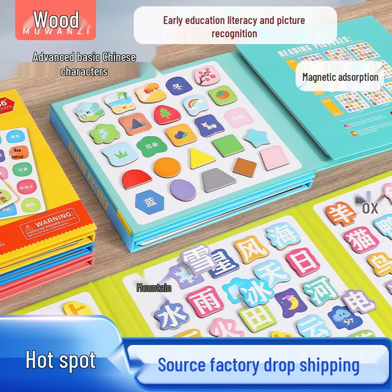 Magnetic Picture & Letter Recognition Puzzle for Ages 3-6 - Early Childhood Educational Toy for Boys & Girls
Magnetic Picture & Letter Recognition Puzzle for Ages 3-6 - Early Childhood Educational Toy for Boys & Girls