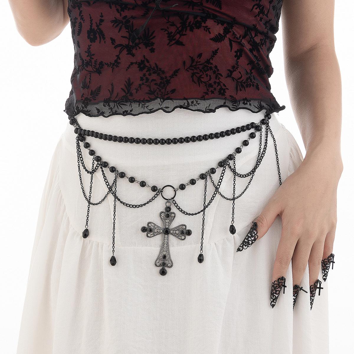 Ingemark Multilayer Big Cross Jesus Water Drop Crystal Pendant Waist Belly Belt Chain Women Halloween Festival Rave Body Jewelry
Ingemark Multilayer Big Cross Jesus Water Drop Crystal Pendant Waist Belly Belt Chain Women Halloween Festival Rave Body Jewelry