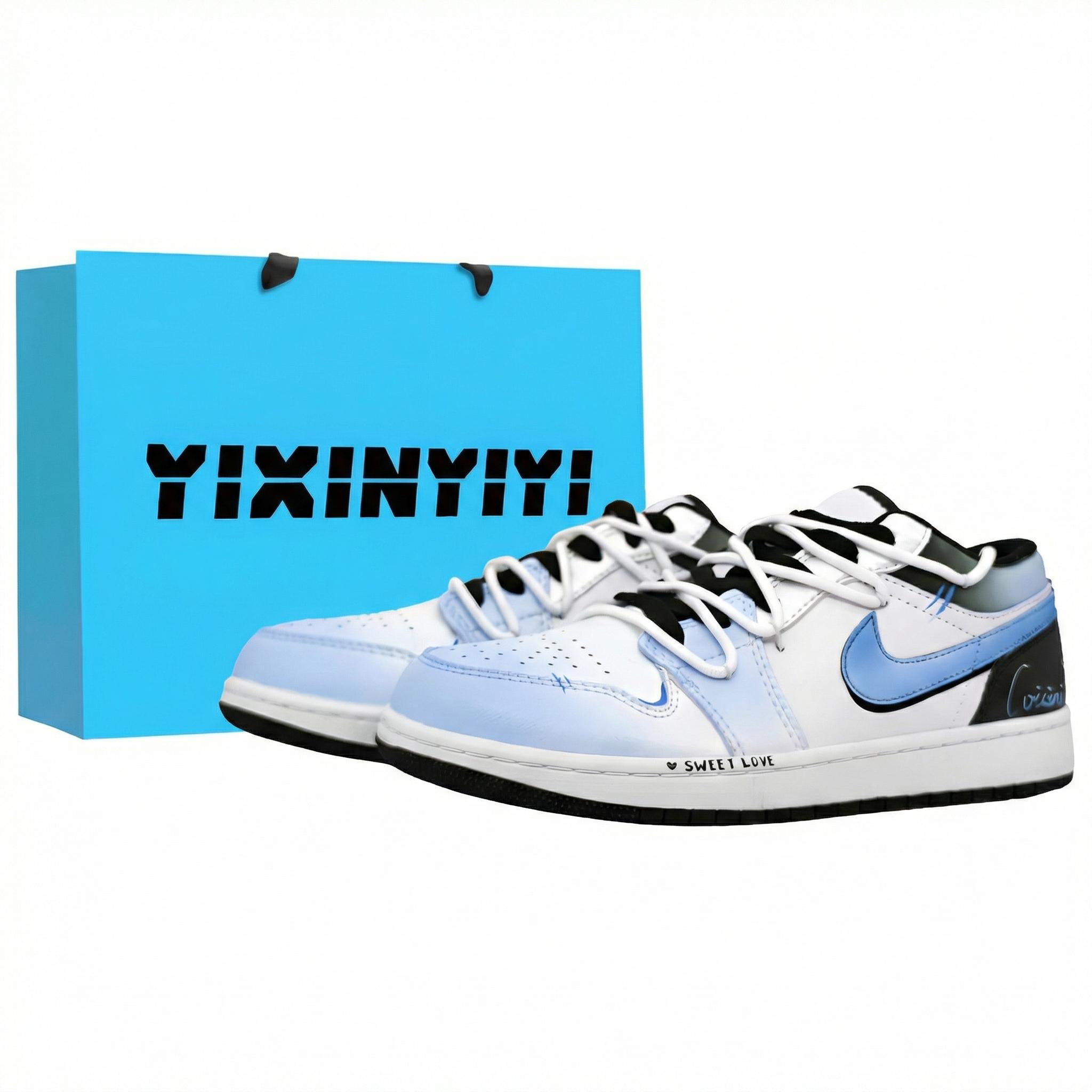 Jordan Air Jordan 1 Low top Vintage Basketball Shoes Unisex Honey Sweet Blue 553558-132(Team400-) 47.5
Jordan Air Jordan 1 Low top Vintage Basketball Shoes Unisex Honey Sweet Blue 553558-132(Team400-) 47.5
