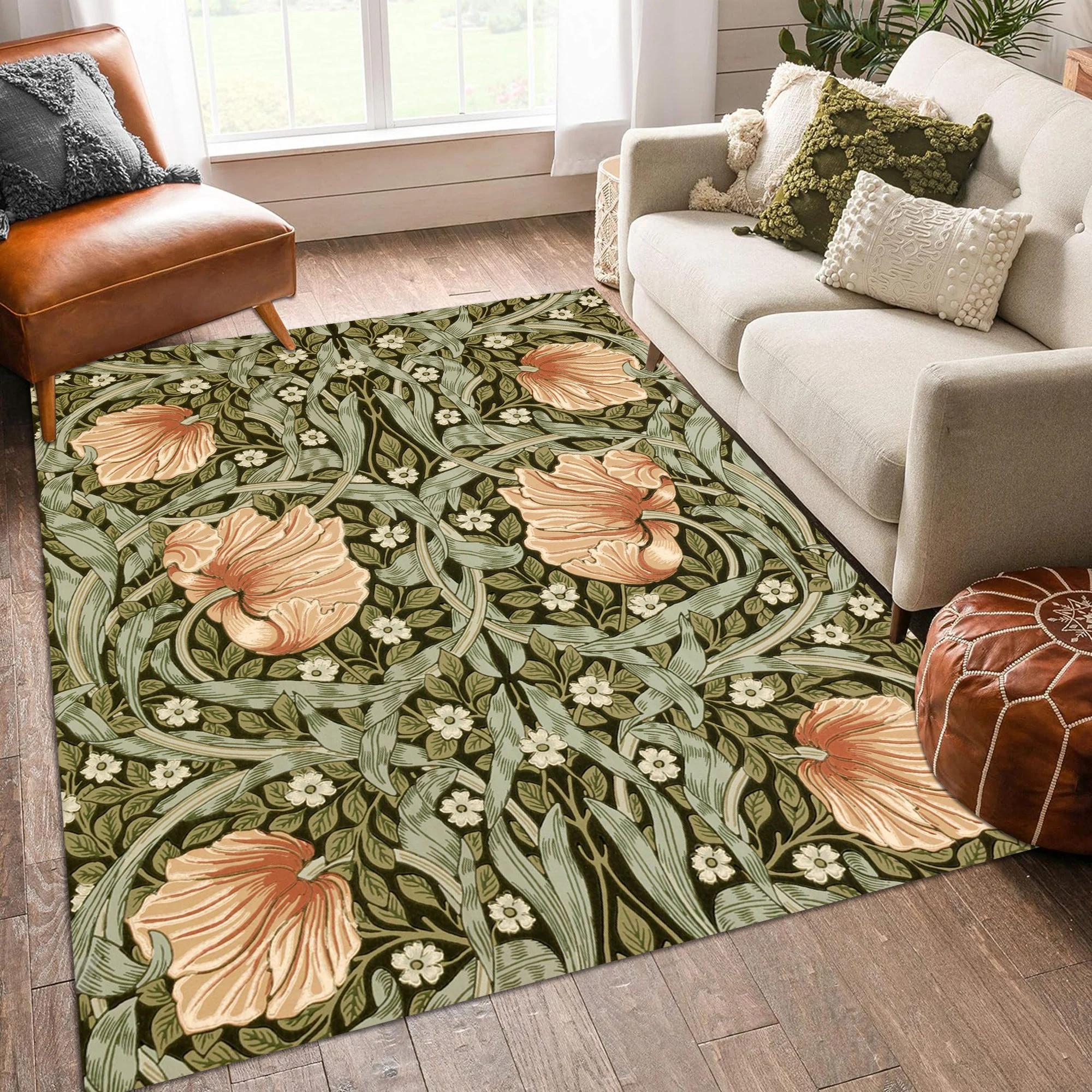 Ковер в стиле «Цветы в саду» Ковер в стиле Уильяма Морриса Ковер для гостиной Домашний декор Коврик с противоскользящим покрытием для входной двери в спальню Современные ковры 40X60cm-16x24in
Ковер в стиле «Цветы в саду» Ковер в стиле Уильяма Морриса Ковер для гостиной Домашний декор Коврик с противоскользящим покрытием для входной двери в спальню Современные ковры 40X60cm-16x24in