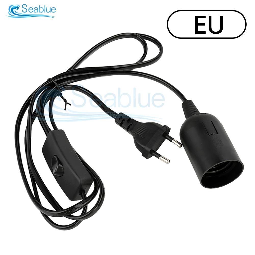 EU Plug 1.8M Power Cord Cables E27 Lamp Base Holder With Switch Wire For Pendant Led Bulbs Fixture Hanglamp Suspension Socket
EU Plug 1.8M Power Cord Cables E27 Lamp Base Holder With Switch Wire For Pendant Led Bulbs Fixture Hanglamp Suspension Socket