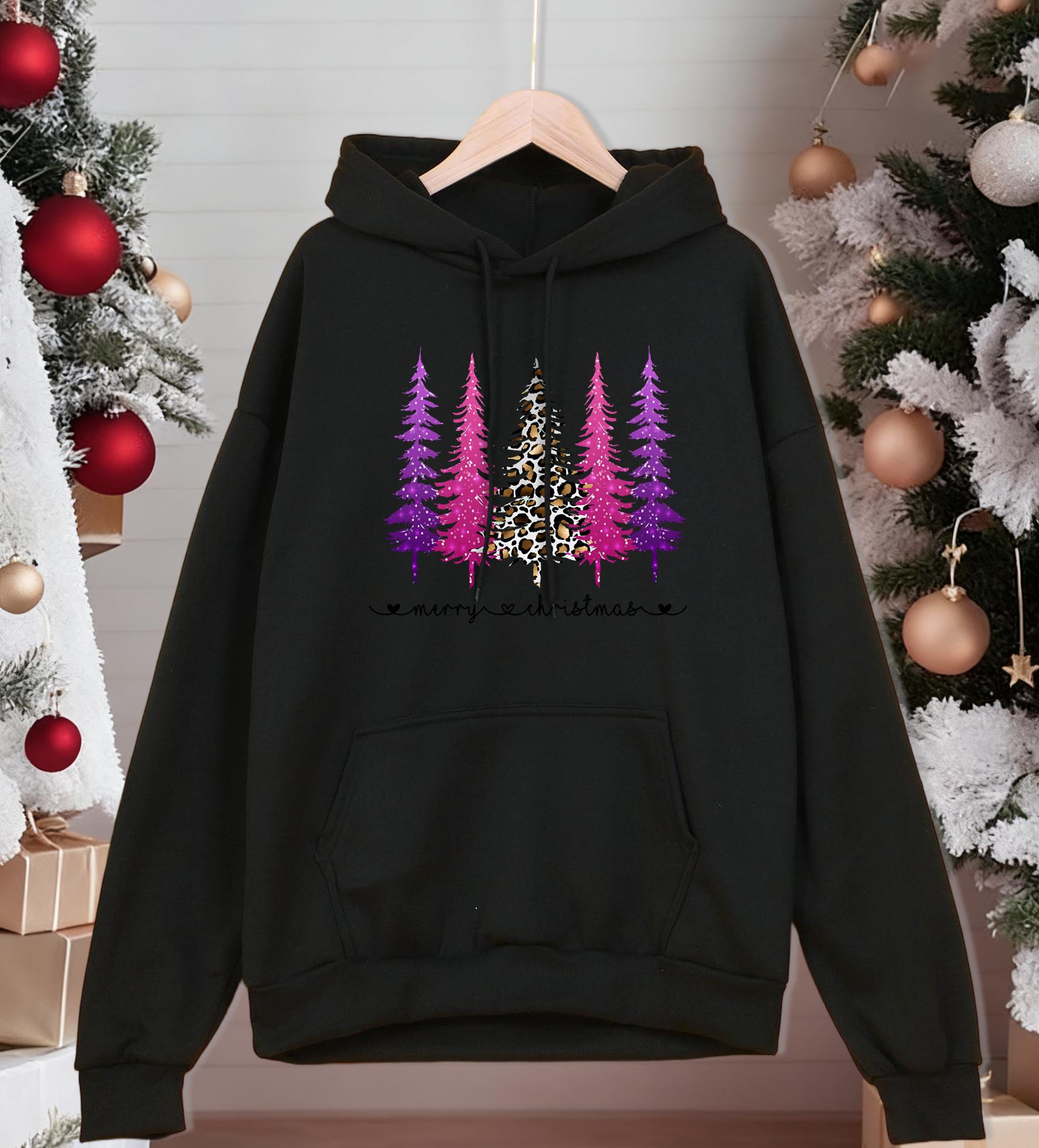 Merry Christmas Leopard Tree Printing Hoodies Mens Casual All-Match Clothing Man Oversized Pocket Hoody Autumn Fleece Streetwear 3XL
Merry Christmas Leopard Tree Printing Hoodies Mens Casual All-Match Clothing Man Oversized Pocket Hoody Autumn Fleece Streetwear 3XL