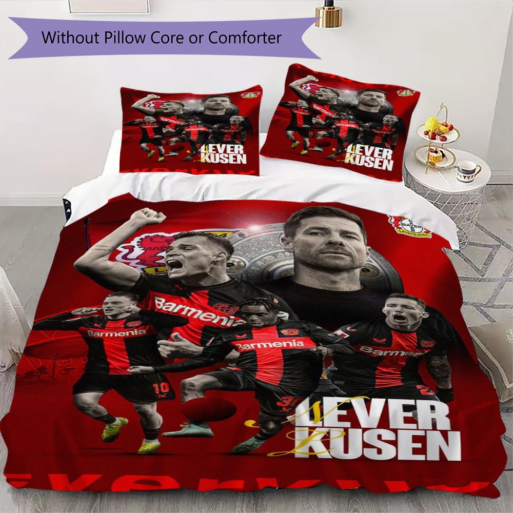 Bayer 04 Leverkusen Pattern Bedding uilt Set uilt Cover Pillowcase Home Decoration Birthday Gift (1 * duvet cover + 2 * pillowcase without core) 135x200cm
Bayer 04 Leverkusen Pattern Bedding uilt Set uilt Cover Pillowcase Home Decoration Birthday Gift (1 * duvet cover + 2 * pillowcase without core) 135x200cm