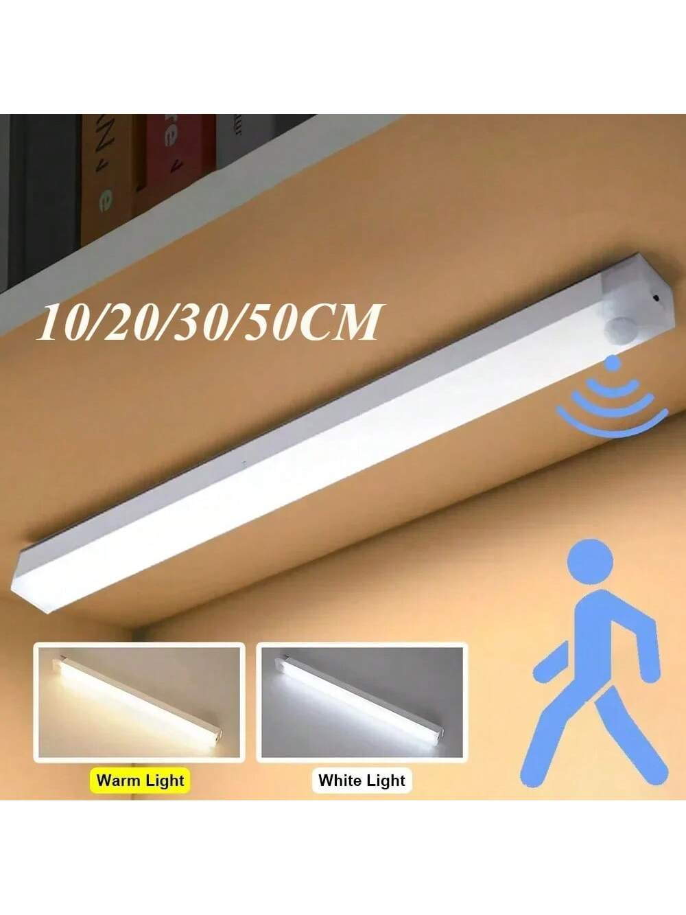 Портативная перезаряжаемая светодиодная лампа с датчиком движения PIR, портативное внутреннее освещение, USB-лампы, фонари, аккумуляторный свет Warm White&0.1m
Портативная перезаряжаемая светодиодная лампа с датчиком движения PIR, портативное внутреннее освещение, USB-лампы, фонари, аккумуляторный свет Warm White&0.1m