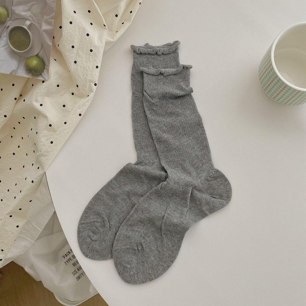 Women s Solid Color Thin Mesh Mid-Calf Socks - Japanese Ballet Style Scrunch, Breathable & Versatile for Spring/Summer One Size
Women s Solid Color Thin Mesh Mid-Calf Socks - Japanese Ballet Style Scrunch, Breathable & Versatile for Spring/Summer One Size