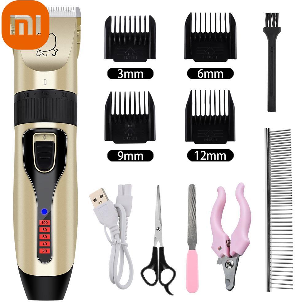 Профессиональные электрические машинки для стрижки собак Xiaomi, триммер для шерсти домашних животных с набором машин для удаления волос для собак и кошек, парикмахерская
Профессиональные электрические машинки для стрижки собак Xiaomi, триммер для шерсти домашних животных с набором машин для удаления волос для собак и кошек, парикмахерская