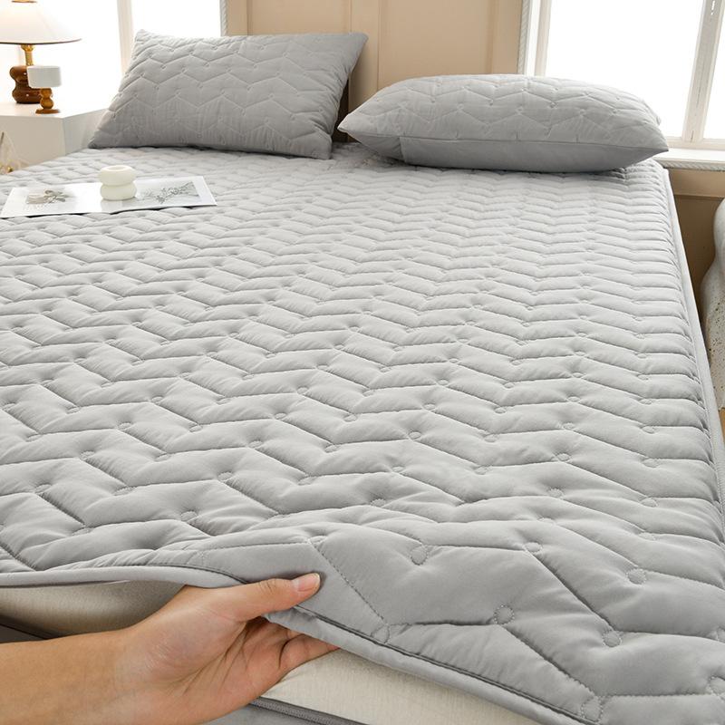 Юбка для кровати из матовой фланели нового стиля с хлопковой набивкой, водонепроницаемый протектор матраса со всех сторон 120 * 200 height 25
Юбка для кровати из матовой фланели нового стиля с хлопковой набивкой, водонепроницаемый протектор матраса со всех сторон 120 * 200 height 25