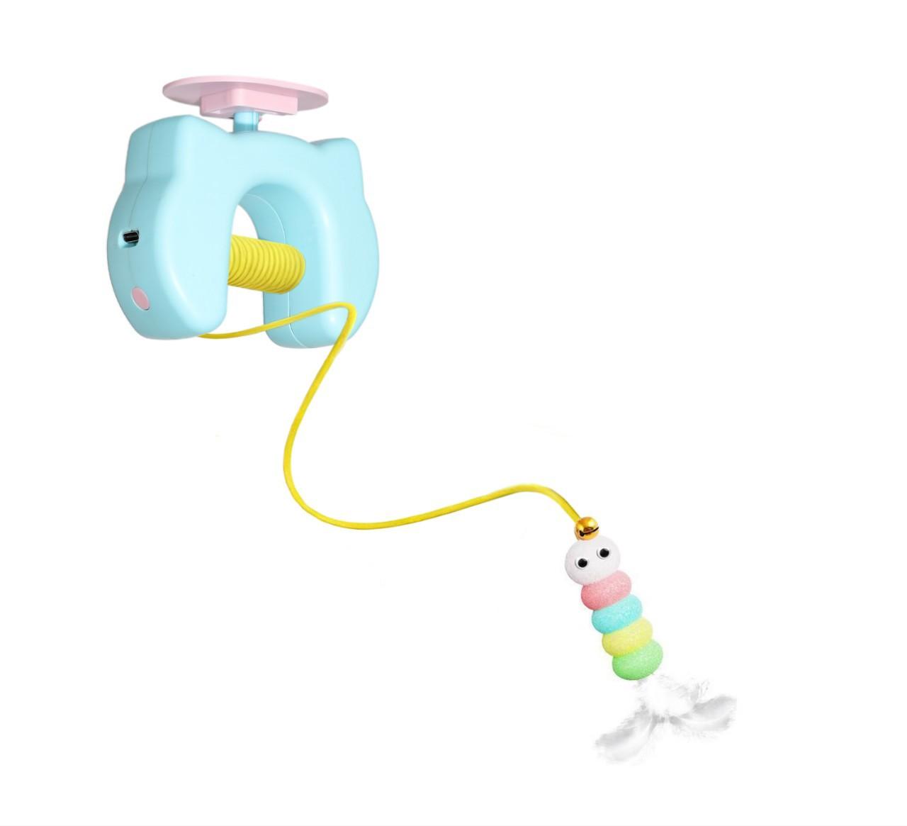 Suction Cup Cat Teaser Wand Toy With Feather And Bell Interactive Self Play Cat Stick For Lazy Pet Owners Indoor Cat Toy синій
Suction Cup Cat Teaser Wand Toy With Feather And Bell Interactive Self Play Cat Stick For Lazy Pet Owners Indoor Cat Toy синій