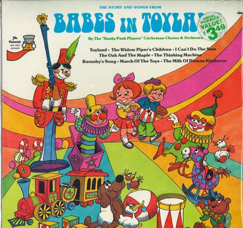 LP Record HANKY PANK PLAYERS, THE CRICKETONE - The Story And Songs From Babes In SPC1023 Mr. Pickwick 1977 US Children s
LP Record HANKY PANK PLAYERS, THE CRICKETONE - The Story And Songs From Babes In SPC1023 Mr. Pickwick 1977 US Children s