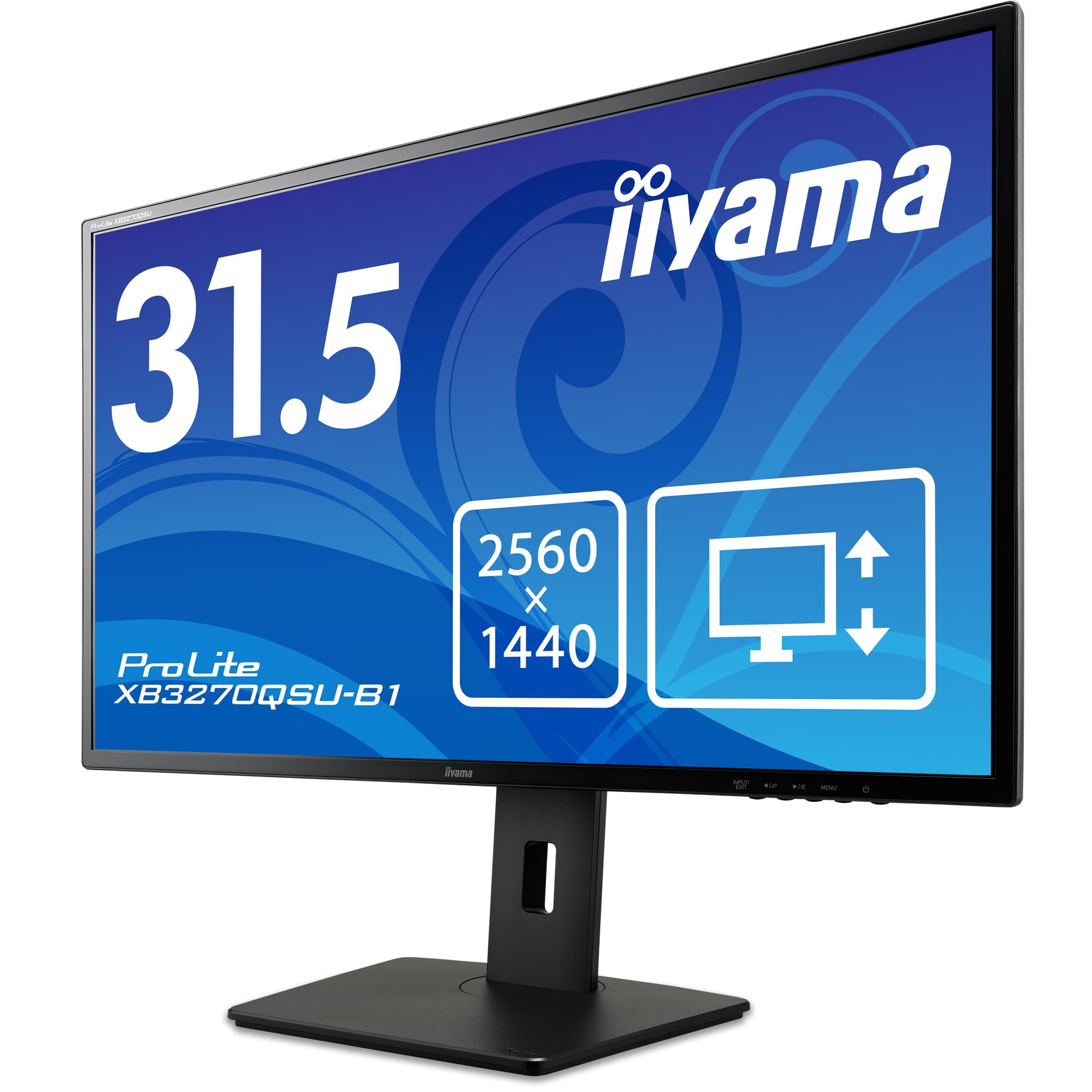 iiyama WQHD Monitor Display 31.5 inch ProLite XB3270QSU-B1 IPS method HDMI DisplayPort USB hub Height adjustment Angle adjustment All cables included
iiyama WQHD Monitor Display 31.5 inch ProLite XB3270QSU-B1 IPS method HDMI DisplayPort USB hub Height adjustment Angle adjustment All cables included
