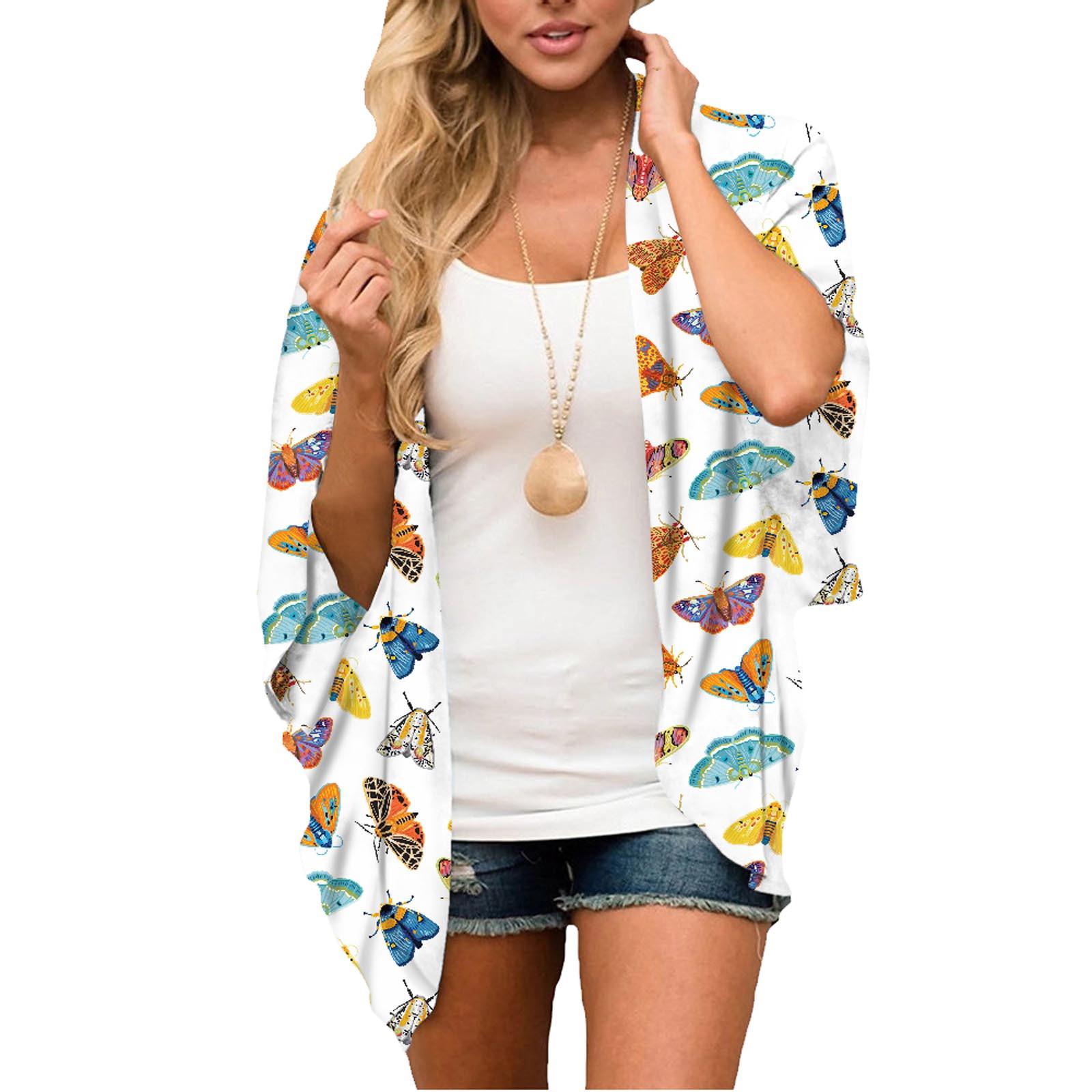 Women s Fashion Chiffon Printed Cardigan Loose Plus Size Beach Cover-Ups XXL білий
Women s Fashion Chiffon Printed Cardigan Loose Plus Size Beach Cover-Ups XXL білий