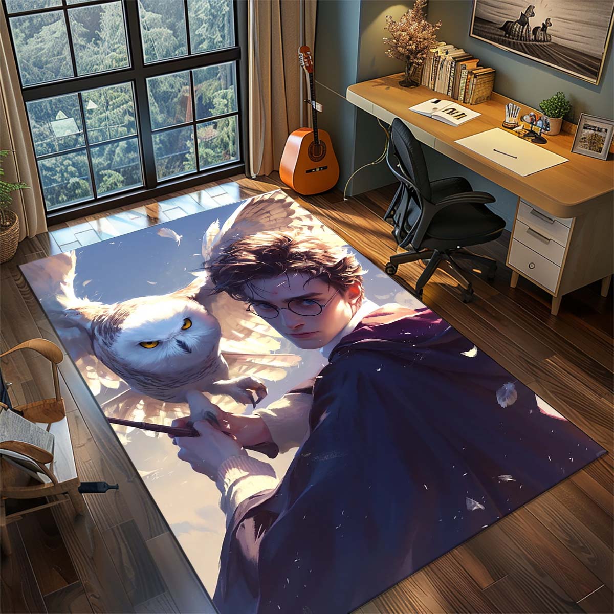 Harry Potter Magic Owl Anime Rug Carpet Large Area Rug Non Slip Washable Floor Mat Gamer Room Bedroom Home Decor -QJY 60x90cm
Harry Potter Magic Owl Anime Rug Carpet Large Area Rug Non Slip Washable Floor Mat Gamer Room Bedroom Home Decor -QJY 60x90cm
